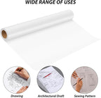 Tracing Paper Roll 36 Inches x 30 Yards, Large Trace Paper White Pattern Paper Tracing Paper for Drawing, Sewing, Sketch