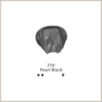 Artecho Black Acrylic Paint, Pearl Black (120ml / 4.05oz) Tubes, Art Craft Paints for Canvas, Rock, Stone, Wood, Fabric, Art Supplies