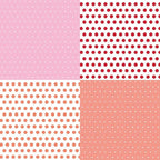 Pattern Paper Pad 6x6 - Spring Summer Brights Basics Spots Scrapbooking Card Making Craft, Single-Sided Scrapbook Premium Paper Collection, Cute Origami Paper Decoration Supplies – 24pcs