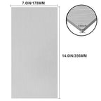 6061 T651 Aluminum Sheet Metal 7 x 14 x 1/8 (0.125”) Inch Flat Plain Aluminum Plate Covered with Protective Film, Heat Treatable Rectangle 3MM Aluminum Metal Plate for Industrial