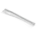 PATIKIL 26 Gauge 16" Floral Stem Wire, 100 Pcs Paper Wrapped Iron Artificial Flower Stem Accessories for DIY Bouquet Stem and Craft Decoration, Silver
