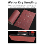 Emery Cloth Roll,5 Grits 1'' x 20FT Abrasive Sandpaper Roll with Dispenser,150 240 320 400 600 Grit Sand Assortment,Sanding Paper & Sandpaper Sheets for Metal Auto Wood Dry&Wet Polishing.(5Rolls 20FT)