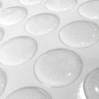 200-Piece Epoxy Resin Dome Stickers – Self-Adhesive Dots for DIY Crafts, Bottle Caps, Hair Bows, Scrapbooks, Jewelry & Pendants,1-Inch,Glitter