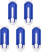 Pencil Erasers, Retractable Erasers for Pencils - Blue White, Pack of 5
