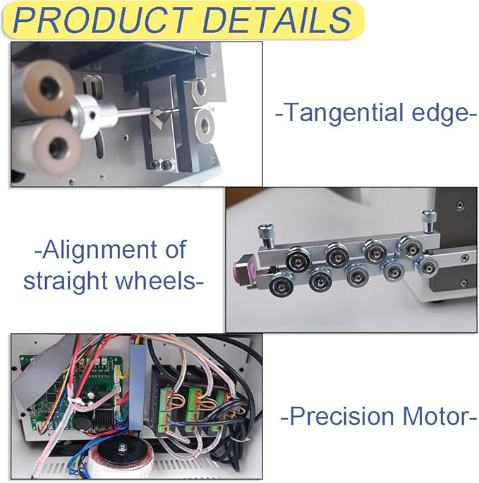 Automatic Wire Stripping Machine for 32-12AWG Copper Wires, Electronic wire cutting machine Computer stripping machine