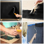 Chalkboard Paint Black Chalk Board Paint for Wood, Metal, Glass, Wall, Plaster Boards Sign, Frame Any Surface Black Matte Finish, Acrylic Non-Toxic, Quick-Dry - 250g, 9oz, Cover 35 sf
