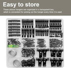 Picture Hanging Kit, 330pcs Picture Hangers, Wall Hangers, Nails for Hanging Pictures, Wall Hanging Kit, Hanging Wire, Screw Eyes, D Ring and Picture Hanging Tool for Frame Canvas Mounting