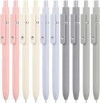 10PCS Gel Pens Black Ink Fine Point Pens With Smooth Writing, School Office Supplies, Christmas Anniversary Birthday Gifts for Men Women, Quick Dry Pens For Journaling, Nurse Aesthetic Pen (Morandi)
