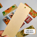 240Gsm Premium Moleskine Like Handmade Textured DIY Bookmark Sketchpads (Pack of 2) Suitable for Mixed Media