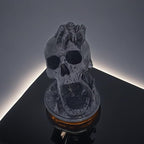 Skull Dice Tower Dungeons and Dragons RPG abletop Roleplaying Game Jail D&D (Random 7PCS D20 Dice Set Included) Black