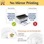 TransOurDream Tru-Heat Transfer Paper for Inkjet & Laserjet Printer (20 Sheets, 8.5x11", Dark 3.0) Printable HTV Heat Transfer Vinyl for T Shirts Iron on Transfers for Dark Fabrics (TRANS-D3-20)