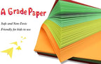 BUBU Origami Paper Kit 1000 Sheets 6 Inch Square Double Sided Color 20 Vivid Colors for Beginners Trainning and School Craft Lessons