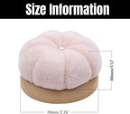 Uxney Pin Cushion,Wooden Sewing Pin Cushion Pincushion Needle Cushion for Sewing Quilting Needlework DIY Crafts(Light Pink,2 PCS)