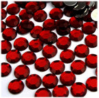 The Crafts Outlet 144pc Rhinestones Round 10mm - Flatback Aqua Blue AQA