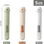 3-in-1 Automatic Needle Threader with 2 Hand Sewn Needles,Needle Threaders for Hand Sewing/Denim/Silk/Embroidery,Professional Tool for Quilting & Clothing Repair (White)