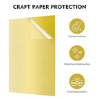 Laser Engraving Blank ABS Double Color Plastic Sheet, 11.8x6.49x0.05 inch Materials Double Color Plastic Sheet for Interior Signs, Badges, DIY Carving Pack of 12(Gold)