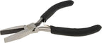 The Beadsmith Color-ID Flat Nose Plier – 5 inches (127mm) – Red Comfort Grip Handle – Polished Steel Head and Double-Leaf Spring - Tool for Jewelry Making