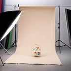 Yizhily Seamless Photogrphy Background Paper, Paper Backdrop Roll for Photoshoot, 53" x16', Pursuit Grey