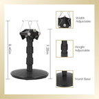 Spray Work Painting Stand Set, Adjustable Height Adjustable Spring Width Painting Turn Table Stand, Spray Painting Stand Base for DIY Model Car