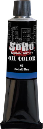 Soho Urban Artist Oil Paint - Cobalt Blue, 170 ml Tube - Best Valued Oil Colors for Painting, Excellent Pigment Load
