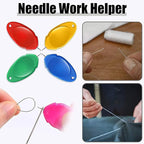 TOOVREN 12PCS Needle Threader for Hand Sewing Plastic Wire Hook Simple Threader for Needles Small Eye Easy Needle Threaders Tool for Sewing Machine Crafting Color Random