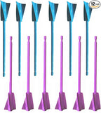 Resin Mixer Paddles,12 PCS Drill Mixing Attachment,Reusable Paint Mixer for Drill, epoxy drill paddles drill mixer Drill Attachment Resin Molds Mixing,Epoxy Tumblers Cups