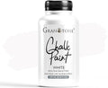 GRANOTONE Chalk Paint for Furniture, Matt-Finish Water-Based Acrylic Paint for Wood, Walls, Metal, Glass, Paper, Fabric Canvas, Maximum Coverage Chalk Paint for Kids & Adults, 250 Ml (WHITE)