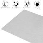 6061 T651 Aluminum Sheet Metal 14 x 18 x 1/8 (0.125') Inch Flat Plain Aluminum Plate Covered with Protective Film, Heat Treatable Rectangle 3MM Metal Plate for Crafting, Industrial