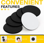 DIYMAG Magnets with Adhesive Backing, 300Pcs 0.8 x 0.04inch Round Small Magnetic Dots Stickers for Classroom Crafts Strong Magnetic Tape Sheets Easy Peel and Stick for Whiteboard Fridge