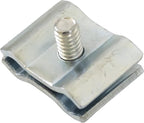 Gridwall Joining Clip Connectors for Grid Panels, Powder-Coated or Chrome Plated Steel (Quantity 20) (20, Chrome)