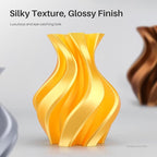 ELEGOO Silk PLA Filament 1.75mm Gold 250g, Shiny 3D Printer Filament Dimensional Accuracy +/- 0.02mm, 250g Spool Fits for Most FDM 3D Printers