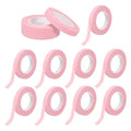 MECCANIXITY 12 Rolls Floral Tapes, 30 Yard x 1/16 in Florist Crepe Flowers Bouquets Tape Adhesive Waterproof for Flower Arranging Wrapping, Pink
