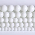 4MM Natural Stone White Porcelain Agate Beads Round Loose Stone Beads for Jewelry and Bracelets Making 180pcs 2 Strands 32"