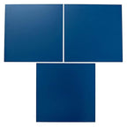 EAGLE 1: 12" x 12" 26 Gauge Sheet Metal Squares (3 Pack Per Order, Multiple Colors) Great for Arts, Crafts, DIY Home or Work Projects (6" X 6", Blue)