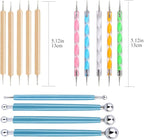 14 Pcs Dotting Tools Ball Styluses with Box, Dotting Tools Set Rock Painting, Pottery Clay Modeling Embossing Nail Art