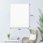 Prudiut 15 Pack 11x14 Backing Boards Only, Uncut White Mat Board Acid Free Mat Board for Photos, Prints, Artworks