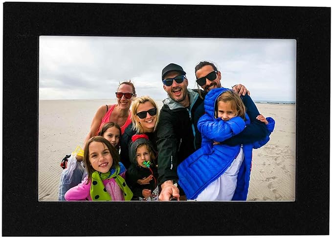 Pack of 25 Acid Free 11x14 Mats Bevel Cut for 8.5x11 Photos - Black with Black Core Precut Matboards With Backing Boards and Clear Photo Mat Bags For Pictures, Photos, Framing - 4-ply Thickness