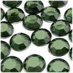 The Crafts Outlet 72pc Rhinestones Round 20mm - Flatback Beer Brown