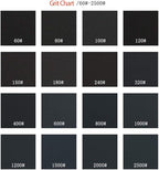 Sandpaper Sheets, 800 Grit Dry Wet Sand Paper, 9 x 11 Inch,Silicon Carbide, for Wood Furniture Finishing,Metal Sanding and Automotive Polishing,10 -Sheet