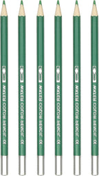 PATIKIL Watercolor Pencil, 6Pcs Water Soluble Pencils for Blending, Coloring, Sketch Drawing, Painting, Bright Green
