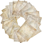 24 Sheets Decorative Scrapbooking Paper Pad 6x6 Craft Paper Single-Side Card Making Supplies for Junk Journal, Origami, Holiday Journaling