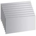 8 Pcs 20 Gauge Steel Sheet Metal 12" x 6" Cold Rolled Steel Plate Sheet Metal Weldable for DIY Craft Projects, Industrial, Professional