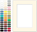 Poster Master Antique White Matboard – 4-Ply Acid-Free Picture Mat Board with 45° Beveled Cut, Made in USA, Custom Cut to Any Size, 1/16" Thickness for Framing & Displays
