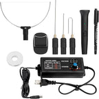 Foam Cutter Tool with Digital Voltage Controller, 100-240V /18W 4 in 1 Hot Foam Cutter Set with Marker Pen