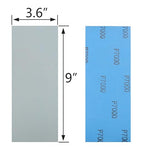 20Pcs 9 x 3.6 Inchs 7000 Grit Wet and Dry Handmade Universal Sanding Sheets, Suitable for Woodworking Furniture/Automobiles/Metal/Lacquer Polishing Sandpaper