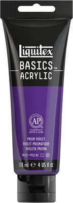 Liquitex BASICS Acrylic Paint, 118ml (4-oz) Tube, Prism Violet