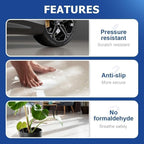 Epoxy Colored Sand Floor Paint, Epoxy Floor Paint for Concrete, High Gloss Marble Effect Coating, Waterproof Non-Slip Concrete Paints, Suitable for Indoor/Outdoor Use (Yellow,64 oz/2 kg)