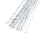 Decora 22 Gauge White Floral Wire 16 inch,50/Package