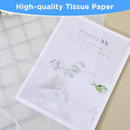 152 Sheets 27x19 Inches Wet Strength Tissue Paper for Art Collage White Wrapping Paper Sheets Packing Tissue for Collage Model Making, Media Crafts Etc Resistant to Tearing When Wet