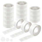 UPINS Glue Points Dots, 1500Pcs Balloon Glue Adhesive Dots, Double Sided Removable, 6mm, 10mm, 15mm